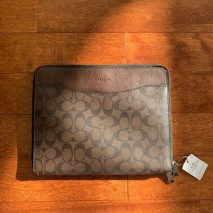 Coach Tablet/iPad case. Brand new with tags. 9 inch length by 11 inch width.